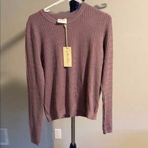 Purple Knit Sweater